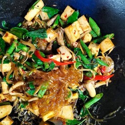 ผัดขี้เมาวุ้นเส้นเจ