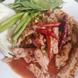 น้ำตกหมูย่างรสจัดๆ