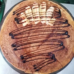 เครป แยมช็อกโกแลต กล้วย ราดช็อกโกแลต