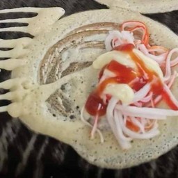 โตเกียว ปูอัด ราดมะเขือเทศ