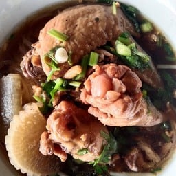 ข้าวแกงหลังสวน+หมูปิ้งข้าวเหนียว