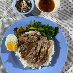 ข้าวขาหมู (เนื้อล้วน) พิเศษ