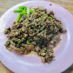 ก้อยเนื้อคั่วสุก