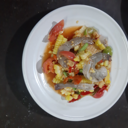 ตำข้าวโพดกุ้งสด/สุก