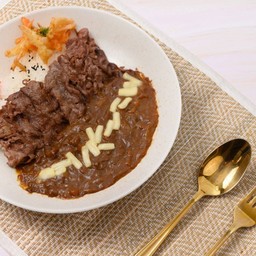 ข้าวแกงกะหรี่เนื้อสไลด์