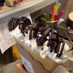 เครปวิปครีม โอริโอ้+บราวนี่
