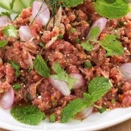 ก้อยหมูมะนาว(ดิบ)