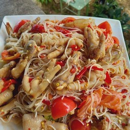 ตำซั่วขาไก่นัวลืมผัวเผ็ดนรกแตก