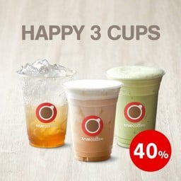 [Promotion] Happy 3 Cups ลด 40%