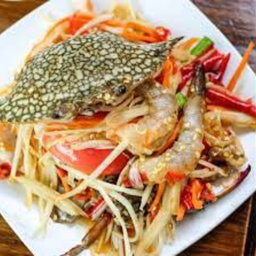 ตำปูม้า-กุ้งสด