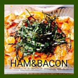 ข้าวไข่ข้นหน้าเนื้อโคขุนผัดซอสหม่าล่า(สาหร่าย)
