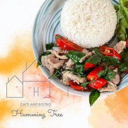 ข้าวหมูโหระพา