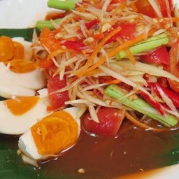 ตำไทยไข่เค็ม