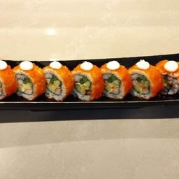 ข้าวห่อสาหร่ายไส้รวมไข่กุ้ง