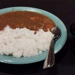 ข้าวหน้าแกงกะหรี่หมู