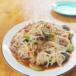 ตำขนมจีนปูปลาร้า