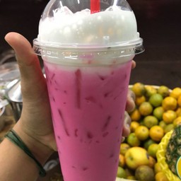 Iced Pink Milk Fresh Milk