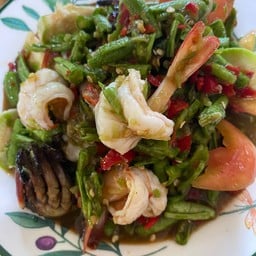 ส้มตำถั่วฟักยาว