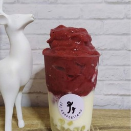 สตรอเบอรี่+บลูเบอรี่โยเกิร์ต