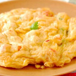 ข้าวไข่เจียวกุ้งสับ