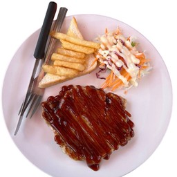 สเต็กหมูบาบีคิว