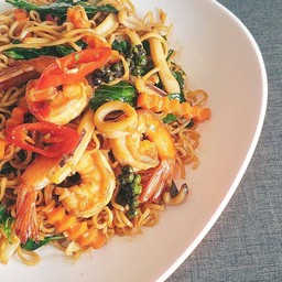 มาม่าขี้เมา กุ้ง.