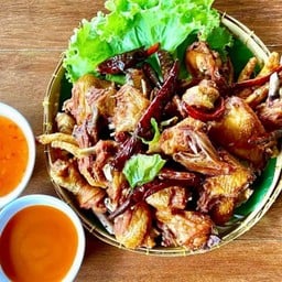 ไก่ทอดเกลือ ไก่บ้าน