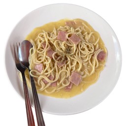 สปาเก็ตตี้ครีมซอสแฮม