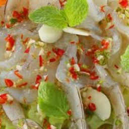 กุ้งแช่น้ำปลา
