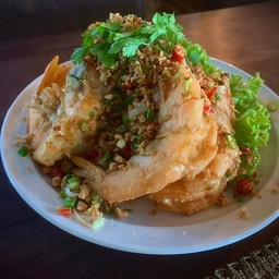 กุ้งผัดพริกเกลือ