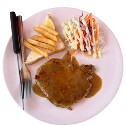 สเต็กหมูพริกไทยดำ