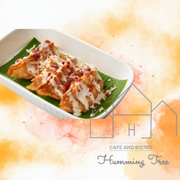 เกี๊ยวซ่า ซอสชีสเบคอน