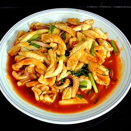 ผัดพริกเผา หมู,ไก่,หมูสับ