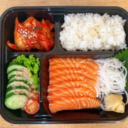 เบนโตะแซลมอนซาชิมิ 5 ชิ้น