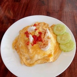 ข้าวไข่ข้นพริกน้ำปลากุ้ง