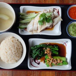 เซตข้าวมันไก่สิงคโปร์-Hainanese Chicken rice Set