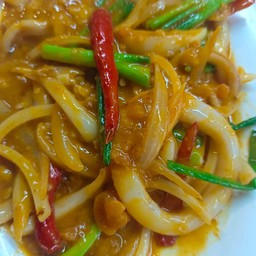 หมึกผัดไข่เค็ม