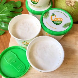 ไอศกรีมมะพร้าว โฮมเมด