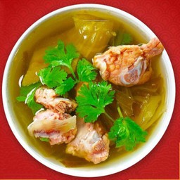 ต้มมะระผักกาดดองซี่โครงหมู