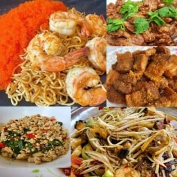 จุ่มระเบิดหมูกะทะและอะหารอีสาน อาหารตามสั่ง