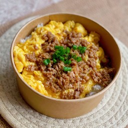 ข้าวไข่ข้นหมูสับ