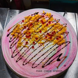 แป้งเรนโบว์ ฝอยทอง เยลลี่สีแดง