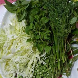 ขนมจีนกะทิสด & น้ำหวาน สดชื่น