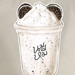 นมหมีปั่นOREO