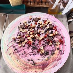 แป้งเรนโบว์ บลูเบอร์รี่ โกโก้ครั้นส์ เม็ดช็อค โอรีโอ้ เยลลี่สีแดง