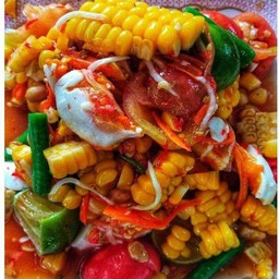 ตำข้าวโพดไข่เค็ม