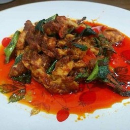 พริกแกงไก่/เนื้อ  กับข้าว