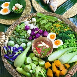 ผักต้มรวมชุด Super big