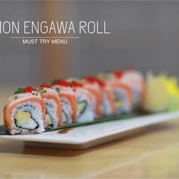 SALMON ENGAWA ROLL