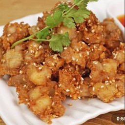 เอ็นข้อไก่ทอด จานใหญ่